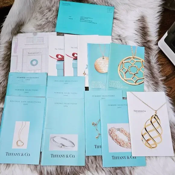 Lot Of 16 Vintage Tiffany & Co. Catalogs 1993 1995 1996 1997 2008 2011 2014 - Picture 1 of 1